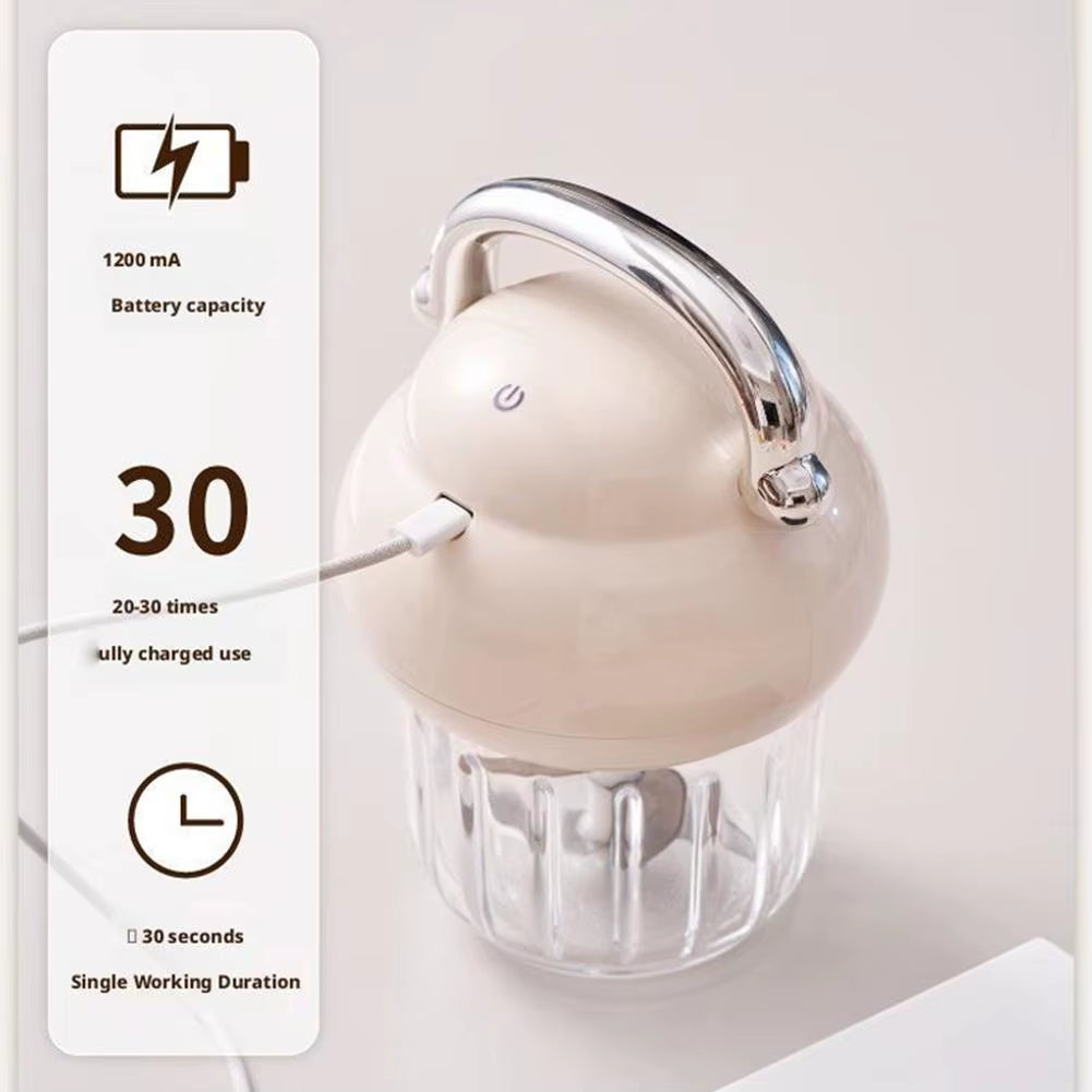 Professional Food Maker Electric Blender, Multifunctional Processor for Grinding Blending Chopping Pureeing, USB Rechargeable